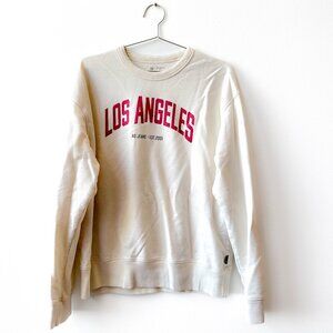 AG Jeans Nova Crew Relaxed Graphic Crew Neck